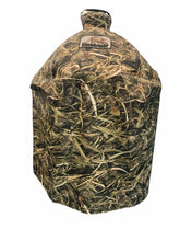 Load image into Gallery viewer, Grill cover for Kamado Joe in cart. HIDDEN CREEK MARSH CAMOUFLAGE.