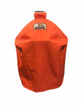 Load image into Gallery viewer, Grill cover for Big Green Egg in nest. ORANGE.