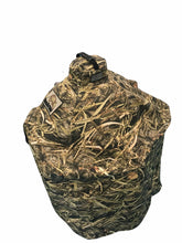 Load image into Gallery viewer, Grill cover for Kamado Joe in cart. HIDDEN CREEK MARSH CAMOUFLAGE.